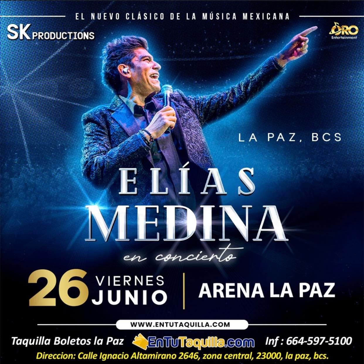 Elías Medina en concierto