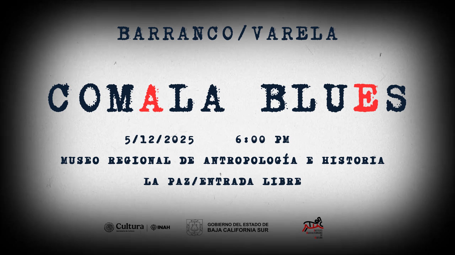 Velada musical "Comala Blues"