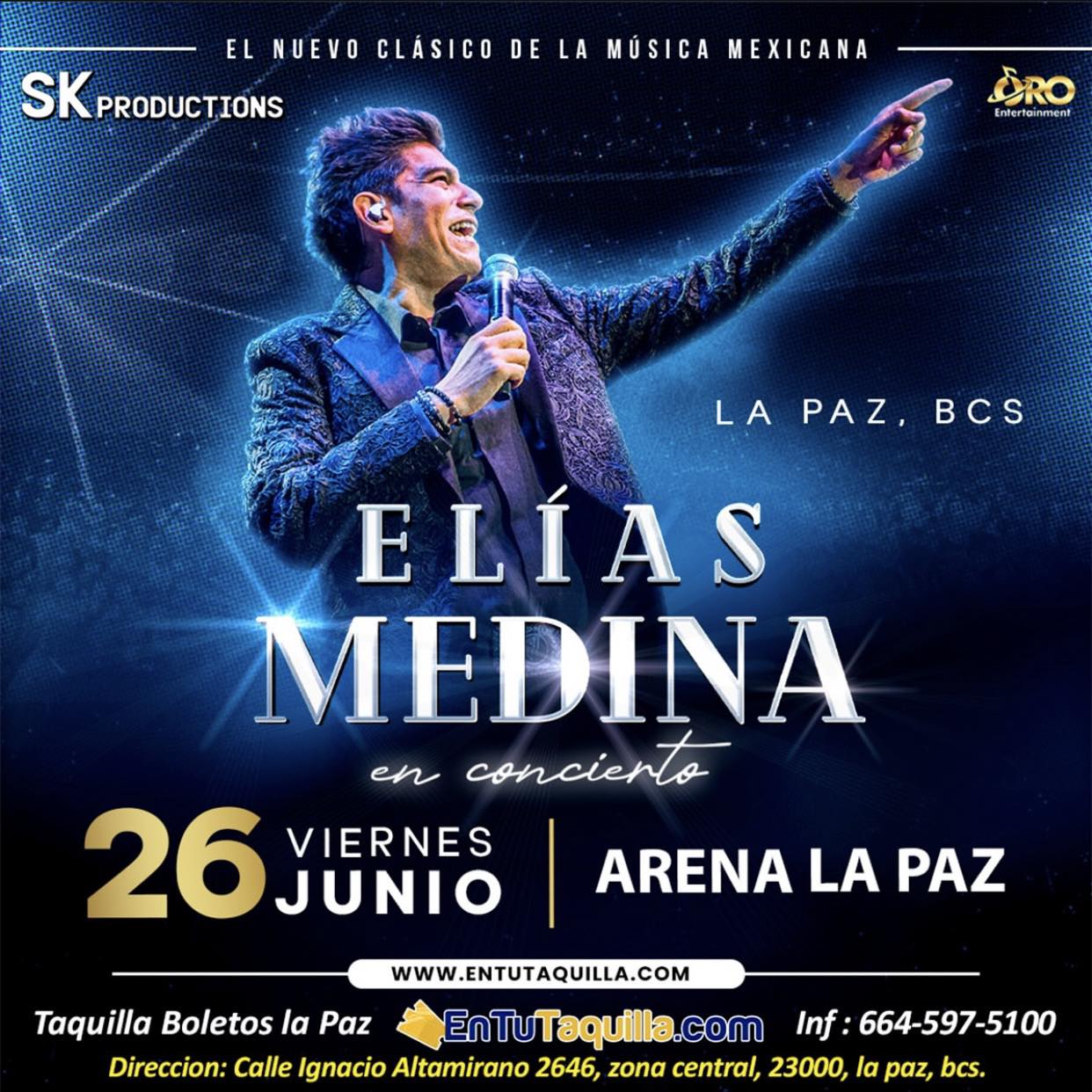 Elías Medina en concierto